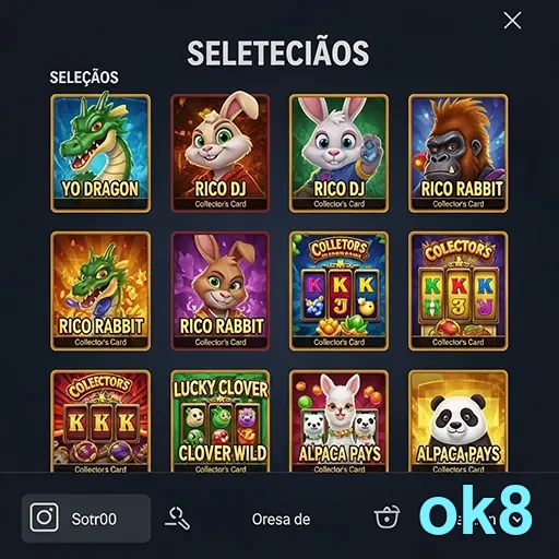 Jogadores VIP selecionam slots emocionantes no ok8.